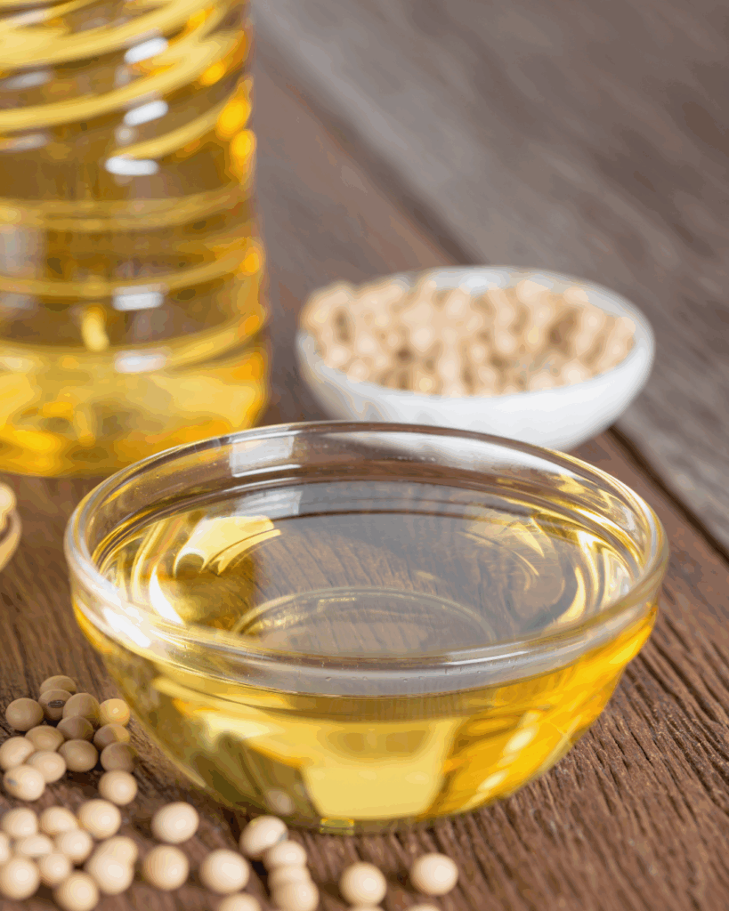 Aceite crudo desgomado de soja