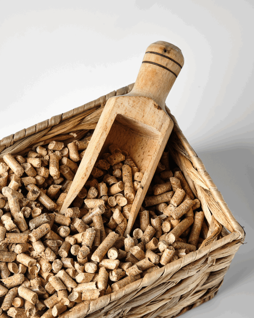 Pellets de cáscara de soja